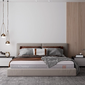 Nệm foam Comfy Lux 2.0 cao cấp kháng khuẩn kép dày 22cm