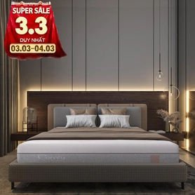 Nệm foam Comfy Lux 3.0 cao cấp tương thích toàn diện dày 25cm