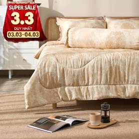 Chăn chần sợi gỗ thiên nhiên tencel Amando Aleena