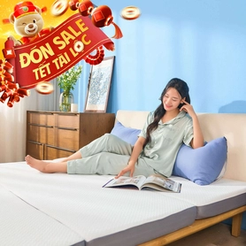 Nệm foam iComfy Fold 3.0 gấp 3 dày 10cm