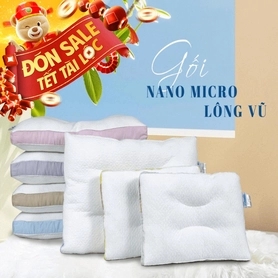 Gối bông Dreamland Nano Microfiber