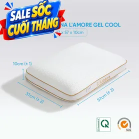 Gối memory foam Doona L'amore cool gel mát lạnh