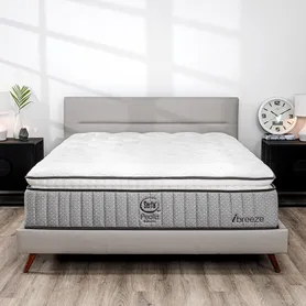 (Phiên bản giới hạn) Nệm lò xo Serta Pedic iBreeze cao cấp làm mát linh hoạt dày 41cm
