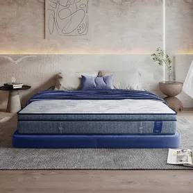 Nệm lò xo King Koil Serene Plus lông cừu gấp 3 nâng đỡ dày 27cm (Phiên bản giới hạn)