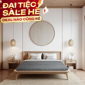 Nệm foam Goodnight Core (Akita) gấp 3 dày 8cm