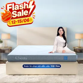 Nệm foam Comfy Cloud 2.0 siêu đàn hồi dày 15cm