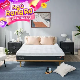 (Phiên bản giới hạn) Nệm Foam Tempur Pro Plus Firm cân bằng trọng lực dày 25cm
