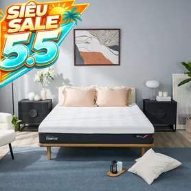(Phiên bản giới hạn) Nệm Foam Tempur Pro Plus Firm cân bằng trọng lực dày 25cm