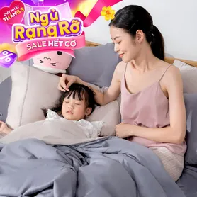 Vỏ chăn Cotton satin AMD The Essentials Đơn Sắc 3 màu