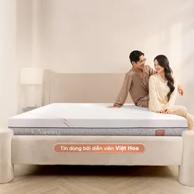 Nệm foam làm mát, kháng khuẩn nâng đỡ 5 vùng Comfy Lux 1.0