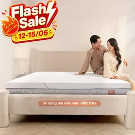 Nệm foam làm mát, kháng khuẩn nâng đỡ 5 vùng Comfy Lux 1.0