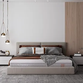 Nệm foam Comfy Lux 2.0 cao cấp kháng khuẩn kép dày 22cm