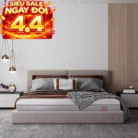 Nệm foam Comfy Lux 2.0 cao cấp kháng khuẩn kép dày 22cm