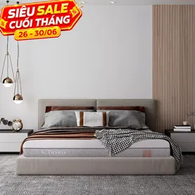 Nệm foam Comfy Lux 2.0 cao cấp kháng khuẩn kép dày 22cm