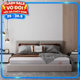 Nệm foam Comfy Lux 2.0 cao cấp kháng khuẩn kép dày 22cm