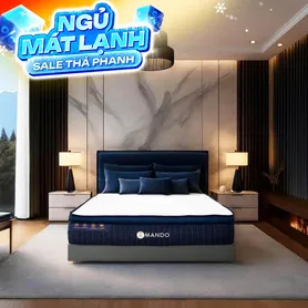 Nệm lò xo Amando Innovation 7 vùng linh hoạt dày 30cm