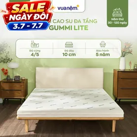 Nệm cao su đa tầng Gummi Lite giá tốt dày 10cm