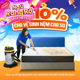 Dịch vụ vệ sinh nệm cao su