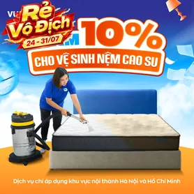 Dịch vụ vệ sinh nệm cao su
