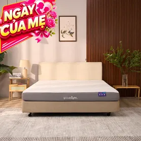 Nệm foam Goodnight Massage 2.0 (Hachi) giảm áp lực dày 15cm