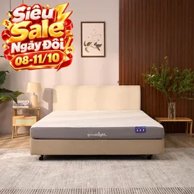 Nệm foam Goodnight Massage 2.0 (Hachi) giảm áp lực dày 15cm