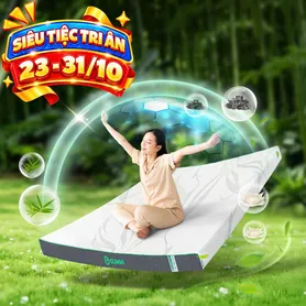 Nệm cao su thiên nhiên Gummi Premium detox giấc ngủ