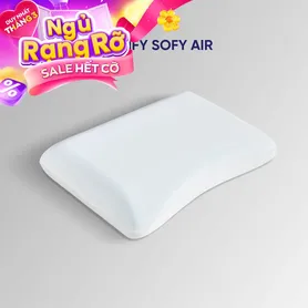 Gối foam iComfy Sofy Air công nghệ Aero Memory Foam độc quyền (BST Ngủ Mát)