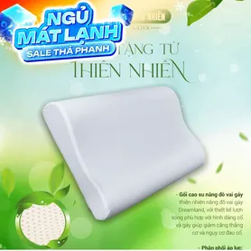 Gối Cao su Dreamland nâng đỡ vai gáy