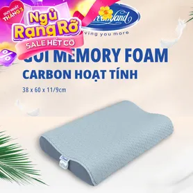 Gối Foam Dreamland Carbon hoạt tính