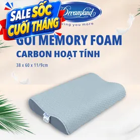 Gối Foam Dreamland Carbon hoạt tính