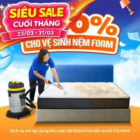 Dịch vụ vệ sinh nệm foam
