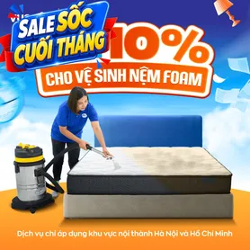 Dịch vụ vệ sinh nệm foam