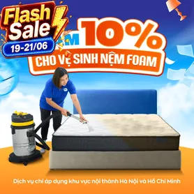 Dịch vụ vệ sinh nệm foam