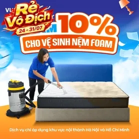 Dịch vụ vệ sinh nệm foam