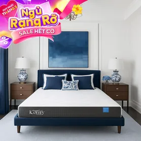 Nệm foam iComfy Coolax Plus nâng cấp điều hòa thân nhiệt dày 20cm