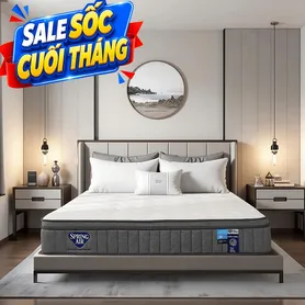 Nệm lò xo Spring Air Back Supporter Firm Cool nâng đỡ làm mát dày 26cm