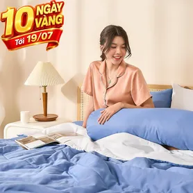Bộ ga chun tencel Amando Celia 5 chi tiết màu trơn tinh tế