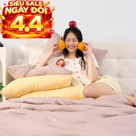 Bộ ga chun tencel VC Goodnight Airsilk 4 chi tiết