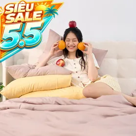Bộ ga chun tencel VC Goodnight Airsilk 4 chi tiết