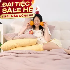 Bộ ga chun tencel VC Goodnight Airsilk 4 chi tiết