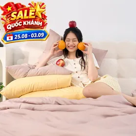 Bộ ga chun tencel VC Goodnight Airsilk 4 chi tiết