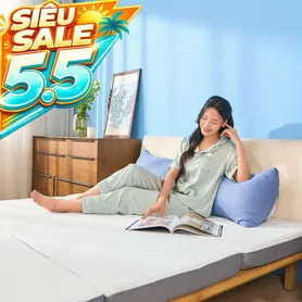 Nệm foam iComfy Fold 3.0 gấp 3 dày 10cm