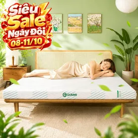 Nệm Gummi Signature – Công nghệ kép, nâng đỡ vượt trội, kháng khuẩn tối đa