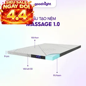 Nệm Foam Goodnight Massage 1.0