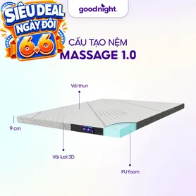 Nệm Foam Goodnight Massage 1.0