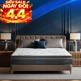 Nệm lò xo Dunlopillo de.Stress Release túi độc lập phân 5 vùng nâng đỡ chuyên sâu