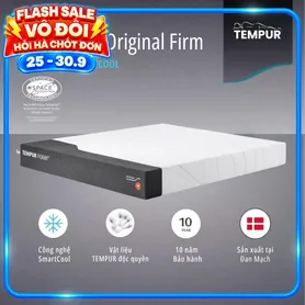 (Nhập Khẩu Đan Mạch) Nệm foam cao cấp Tempur Form Original SmartCool Firm