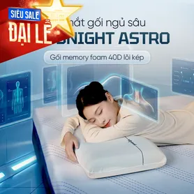 Gối ngủ sâu Memory foam 40D Goodnight Astro lõi kép