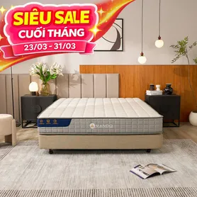 [SẢN PHẨM MỚI] Nệm lò xo Amando Elite Flip túi độc lập thiết kế 2 mặt linh hoạt dày 24cm