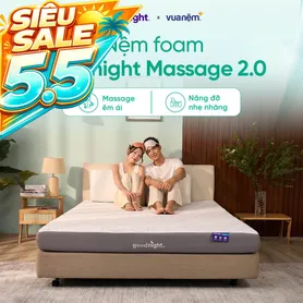 Combo siêu rẻ: Đệm Foam Goodnight Massage 2.0